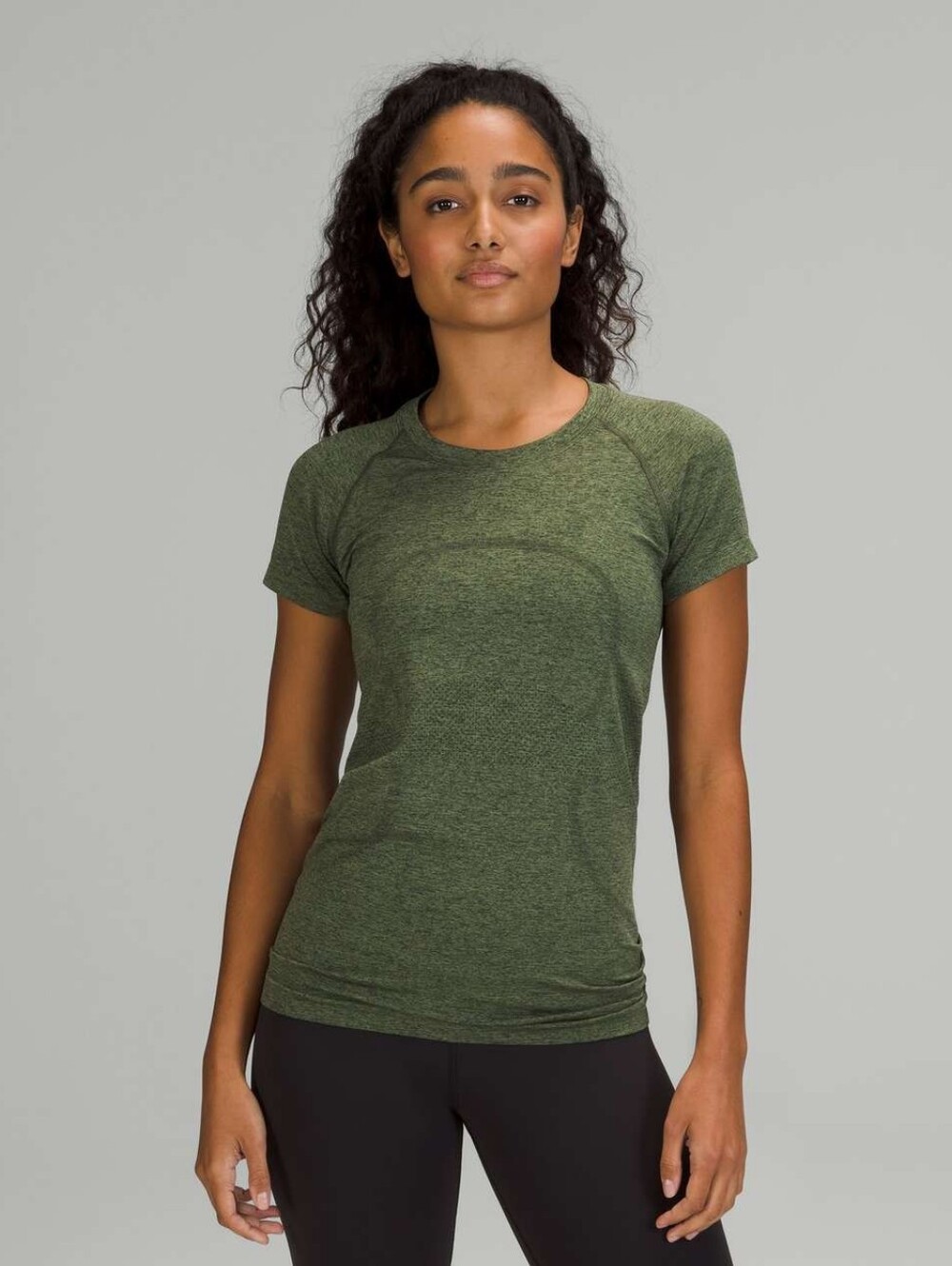 Lululemon Swiftly Tech Short Sleeve Shirt 2.0 Twill Green Army Olive 12